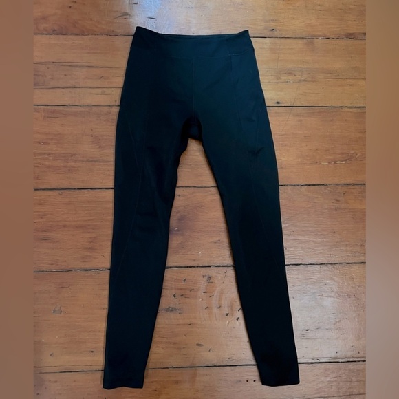 Ivy Park Beyoncé black long compression leggings minimalist women’s medium M - Picture 1 of 4